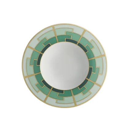 Zdjęcie Talerz do zupy Emerald z wykończeniem w stylu Art Deco - Vista Alegre
