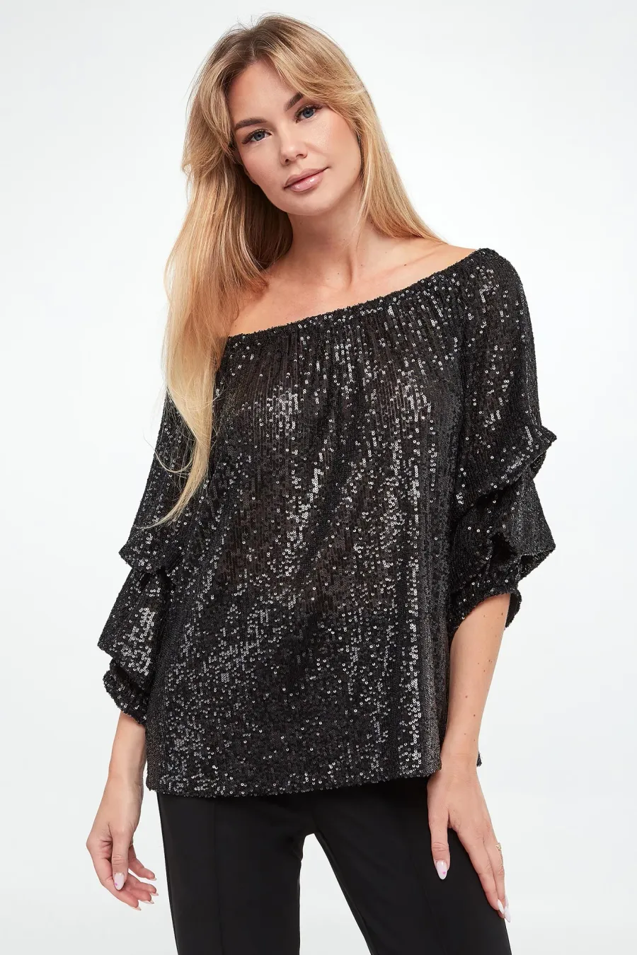 obrazek 1 Bluzka damska cekinowa JOSEPH RIBKOFF Joseph Ribkoff