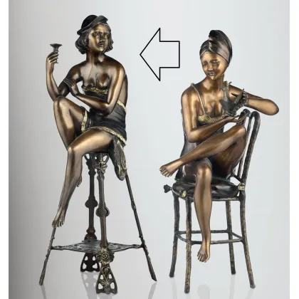 Picture Bronze sculpture of odalisque - Fonderia Artistica Ruocco