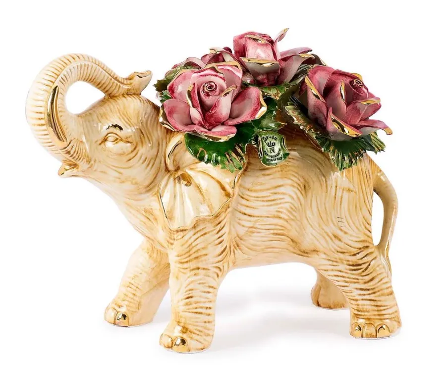 obrazek 1 Ceramiczna figurka słonia