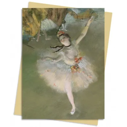 Zdjęcie Pakiet kartek na życzenia (Degas: Gwiazda) - Flame Tree Publishing