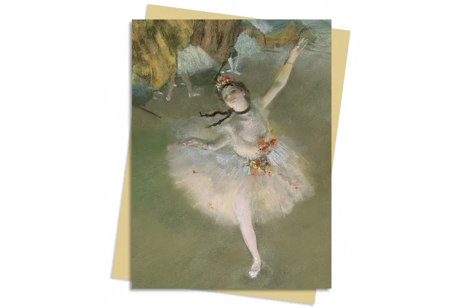 obrazek 1 Pakiet kartek na życzenia (Degas: Gwiazda) - Flame Tree Publishing