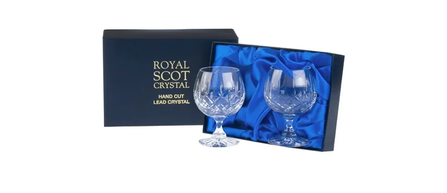 picture 1 Royal Scot Crystal Brandy Glasses London 2 p.