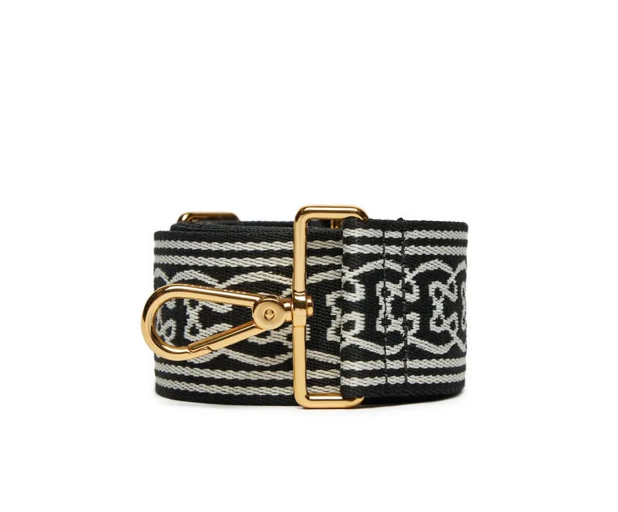 obrazek 1 Coccinelle Wymienny pasek do torebki R2D Nastro Decoro E3 R2D 68 C5 01 Czarny