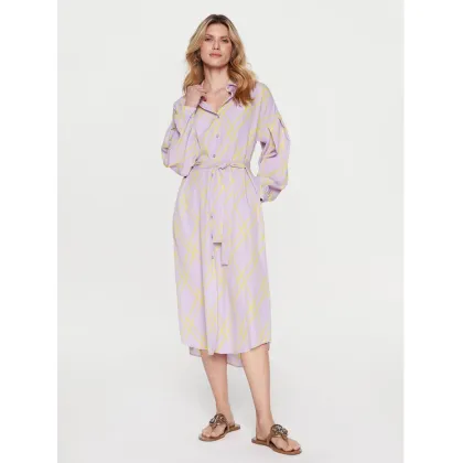 Zdjęcie Silvian Heach Sukienka koszulowa GPP23371VE Fioletowy Regular Fit