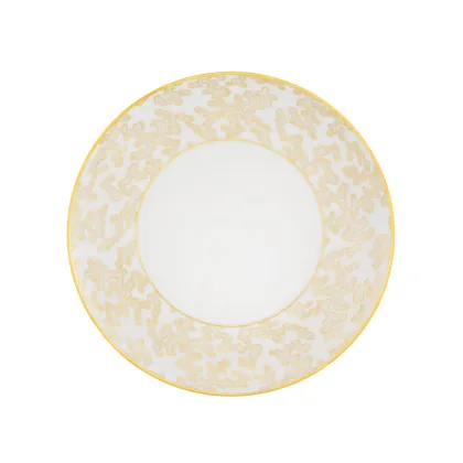 Zdjęcie Talerz do zupy Caillouté z porcelany ze złotym wzorem - Vista Alegre