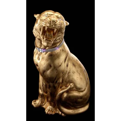 Picture Italian ceramic tiger figurine