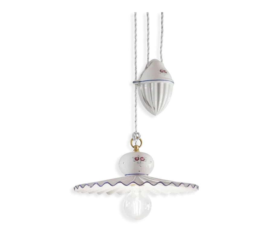 obrazek 1 Duża lampa wisząca Roma w stylu klasycznym z Włoch