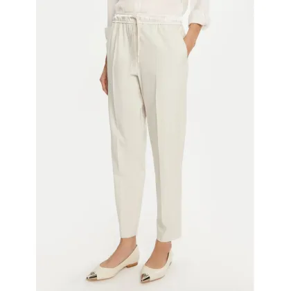 Zdjęcie Marella Spodnie materiałowe Cammino 2423136045 Écru Regular Fit