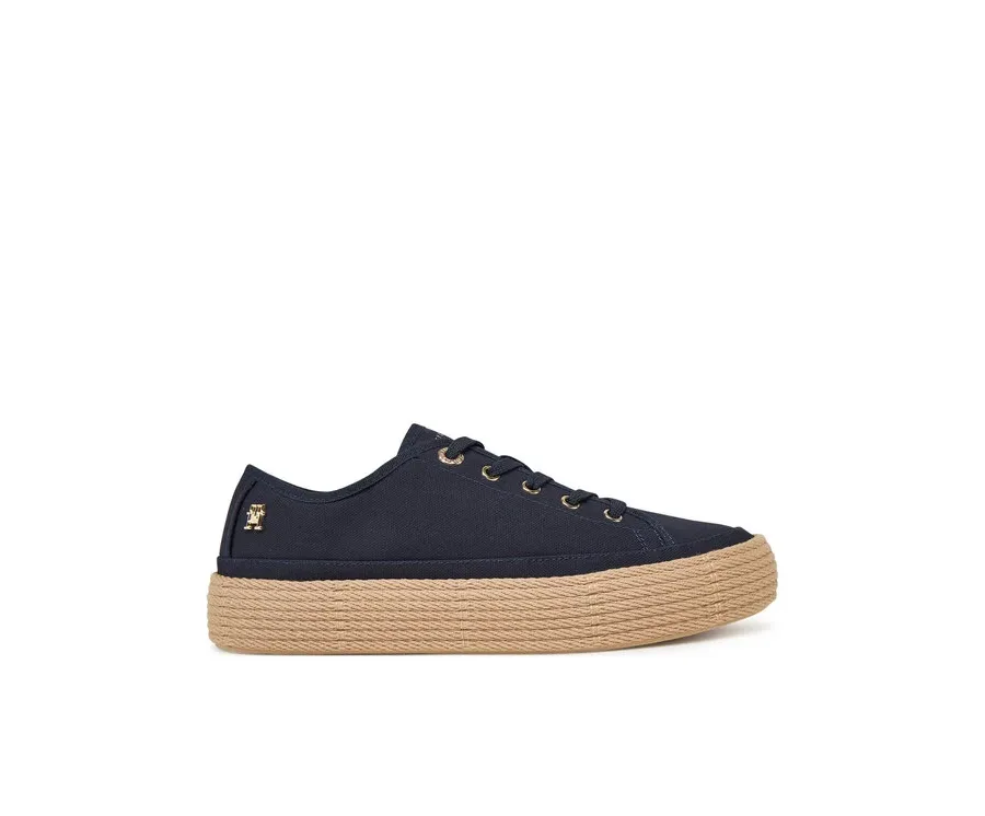 obrazek 1 Tommy Hilfiger Espadryle Vulc Espadrille Sneaker FW0FW08404 Granatowy