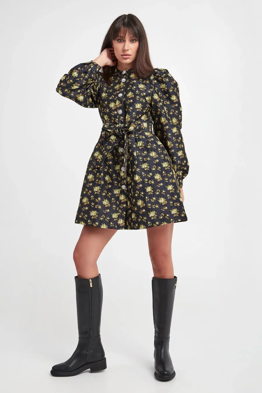 obrazek 1 Sukienka żakardowa CUSTOMMADE Custommade