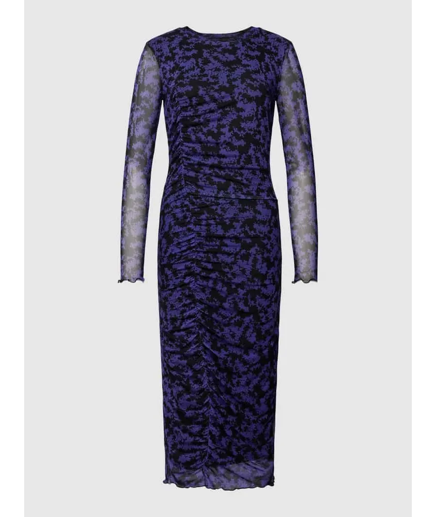 obrazek 1 Sukienka midi ze wzorem na całej powierzchni model ‘Gathering’