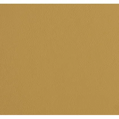 Zdjęcie Stylowy wazon Otto 9x42xH38 cm ze skóry w oryginalnym musztardowym kolorze