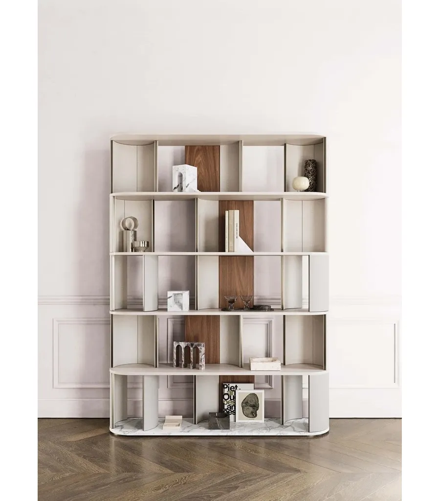 obrazek 4 Stylowa włoska biblioteczka do salonu lub gabinetu - w stylu modernistycznym