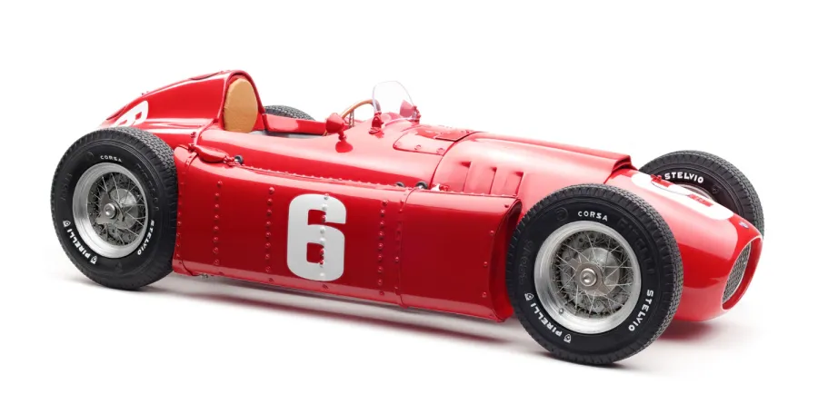 obrazek 3 Piękny komplet dwóch replik zółtego Ferrari D50 i czerwonej Lanci D50
