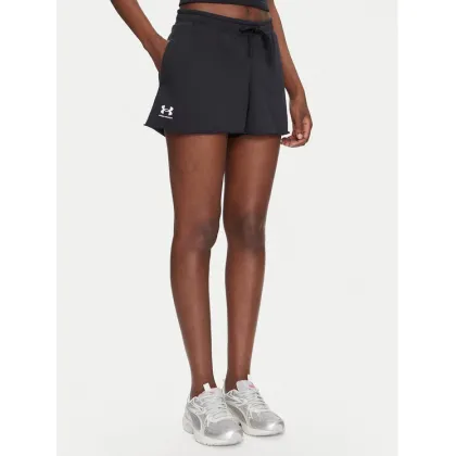 Zdjęcie Under Armour Szorty sportowe Rival 1389657 Czarny Regular Fit