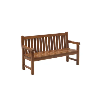 Zdjęcie Mała ogrodowa ławka Classica Jr. z drewna tekowego