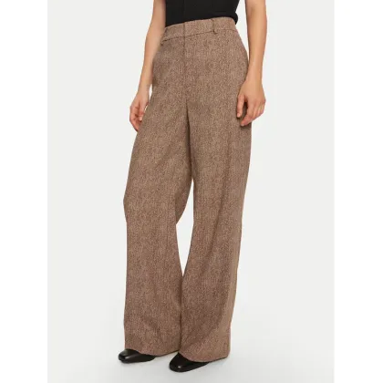 Zdjęcie STAUD Spodnie palazzo Prince R24F4138 Beżowy Regular Fit