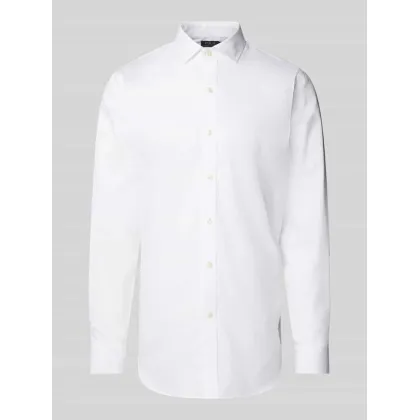 Zdjęcie Koszula biznesowa o kroju slim fit z wyhaftowanym logo