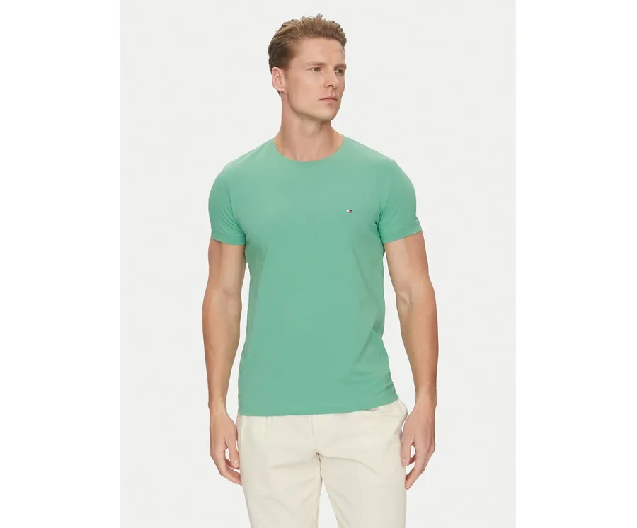 obrazek 1 Tommy Hilfiger T-Shirt MW0MW10800 Zielony Slim Fit