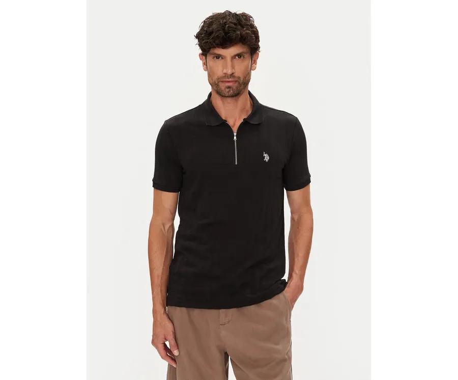 obrazek 1 U.S. Polo Assn. Polo MUP3992 Czarny Regular Fit