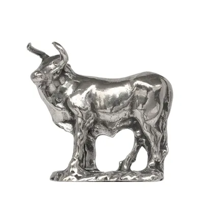 Zdjęcie Solidny nożyk do papeterii zwieńczony figurką byka