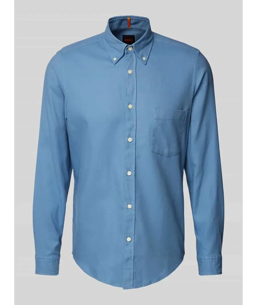 obrazek 1 Koszula casualowa o kroju regular fit z kołnierzykiem typu button down model ‘Rickert’