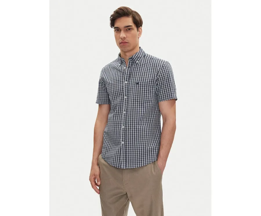 obrazek 1 Mustang Koszula Gilroy 1016463 Niebieski Slim Fit