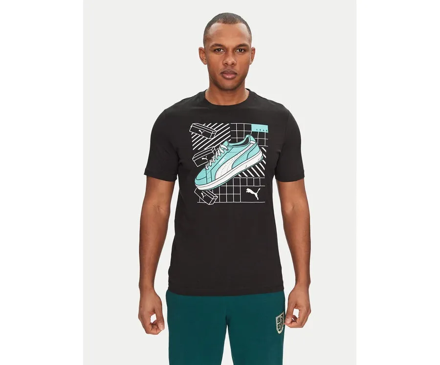 obrazek 1 Puma T-Shirt Sneaker 684830 Czarny Regular Fit