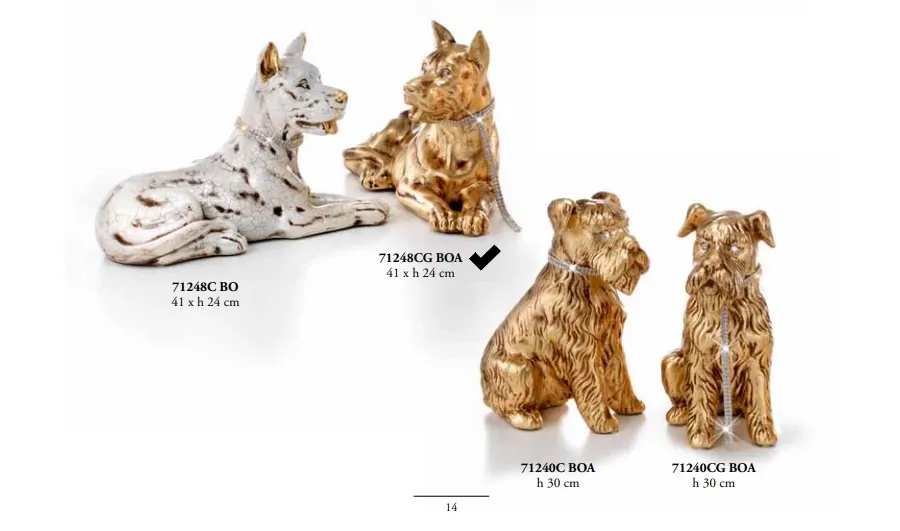 obrazek 1 Złoty dog niemiecki leżący z kołnierzem - Valle d'oro Patchi