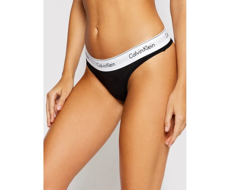 obrazek 1 Calvin Klein Underwear Stringi 0000F3786E Czarny