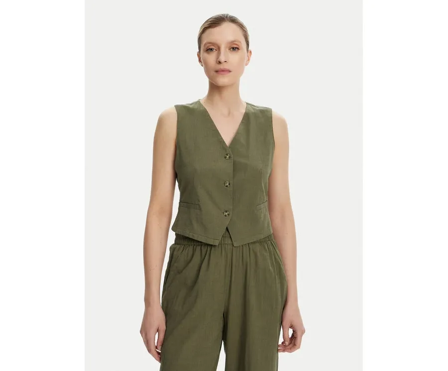 obrazek 1 Vero Moda Kamizelka Caia 10333795 Zielony Regular Fit