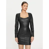 Zdjęcie Guess Sukienka z imitacji skóry 4YGK20 7159A Czarny Regular Fit