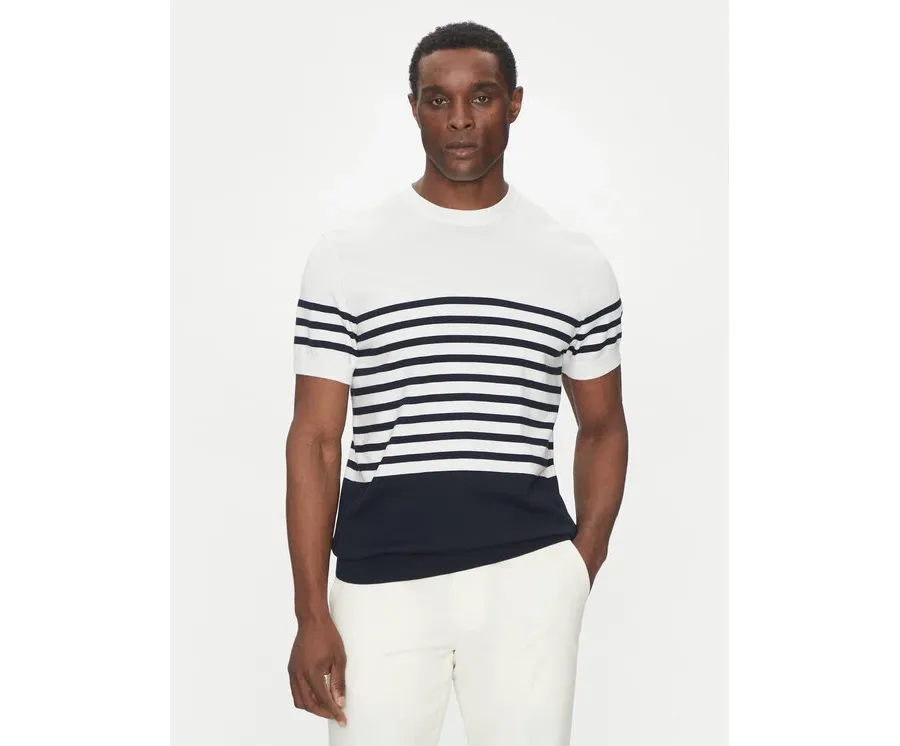 obrazek 1 Hechter Paris Sweter 65016 151801 Granatowy Regular Fit
