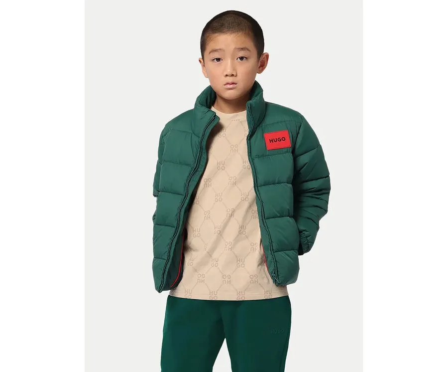 obrazek 1 HUGO Kurtka zimowa G00198 D Zielony Regular Fit