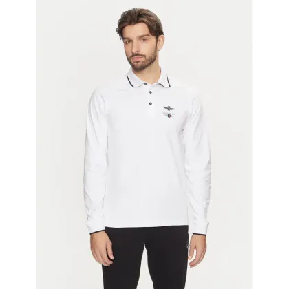 Zdjęcie Aeronautica Militare Polo 242PO1824J612 Biały Regular Fit