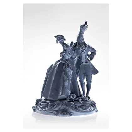 Zdjęcie Artystyczna, ceramiczna figura Na balu - Luxury Products