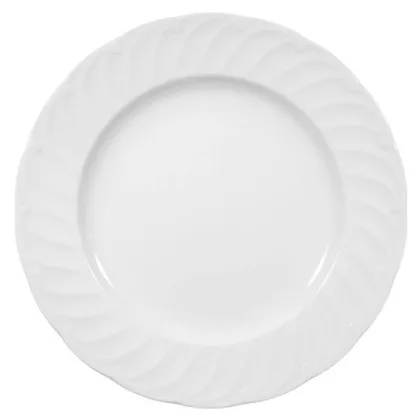 Zdjęcie Duży płaski biały porcelanowy talerz 30 cm z Niemiec - Seltmann Weiden