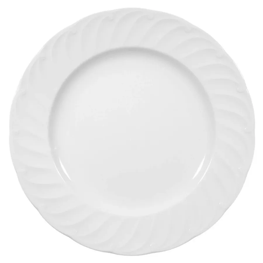 obrazek 1 Duży płaski biały porcelanowy talerz 30 cm z Niemiec - Seltmann Weiden