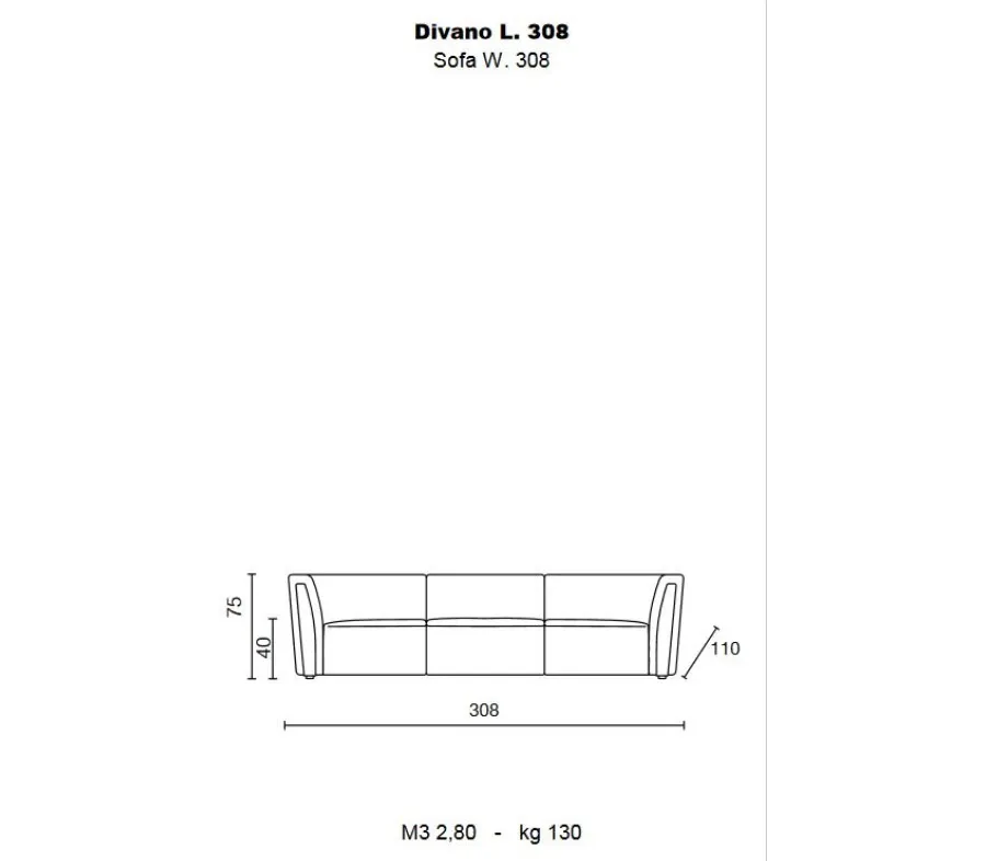 obrazek 5 Komfortowa sofa Choelo dostępna w 3 wariantach wymiarowych