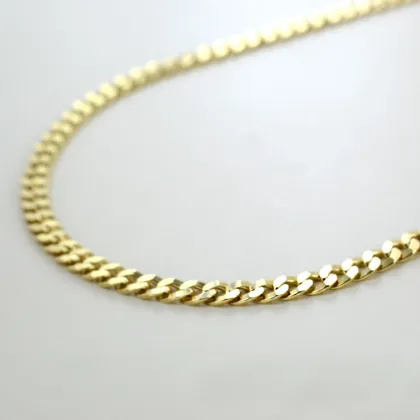 Zdjęcie Złoty łańcuszek Groumette dla mężczyzn - 50 cm