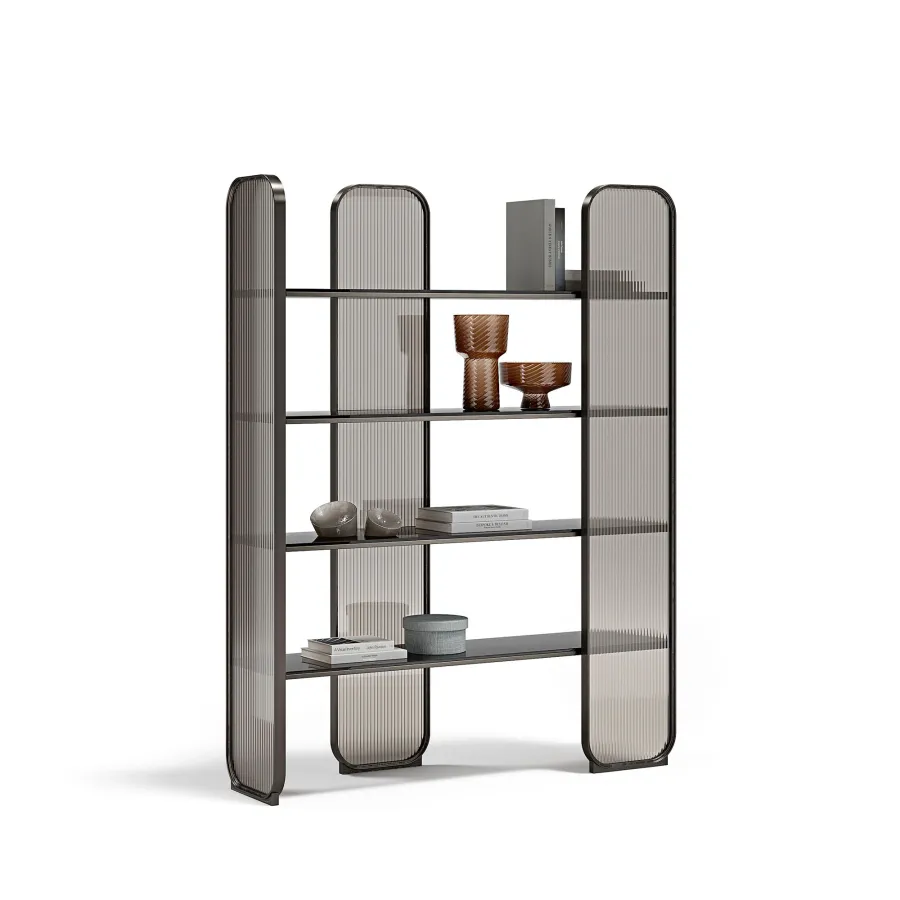 obrazek 3 Wyjątkowa biblioteczka w stylu modernistycznym do salonu lub gabinetu - prosto z Włoch