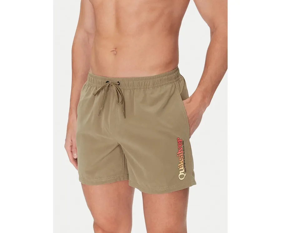 obrazek 1 Quiksilver Szorty kąpielowe Spl Fineline Volley 15 EQYJV04141 Khaki Regular Fit