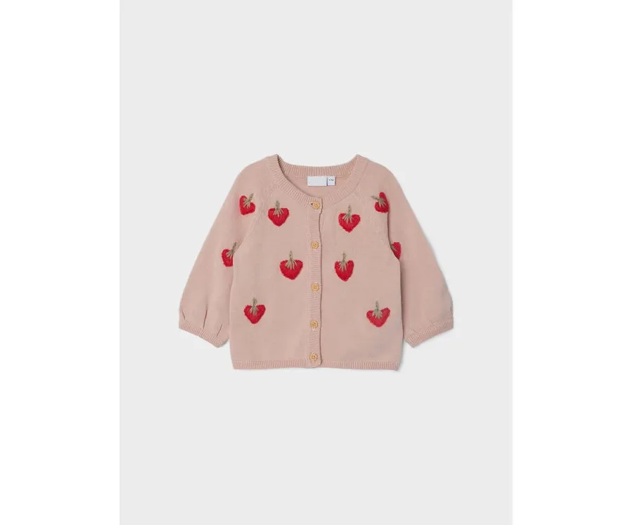 obrazek 1 NAME IT Kardigan 13216306 Różowy Regular Fit