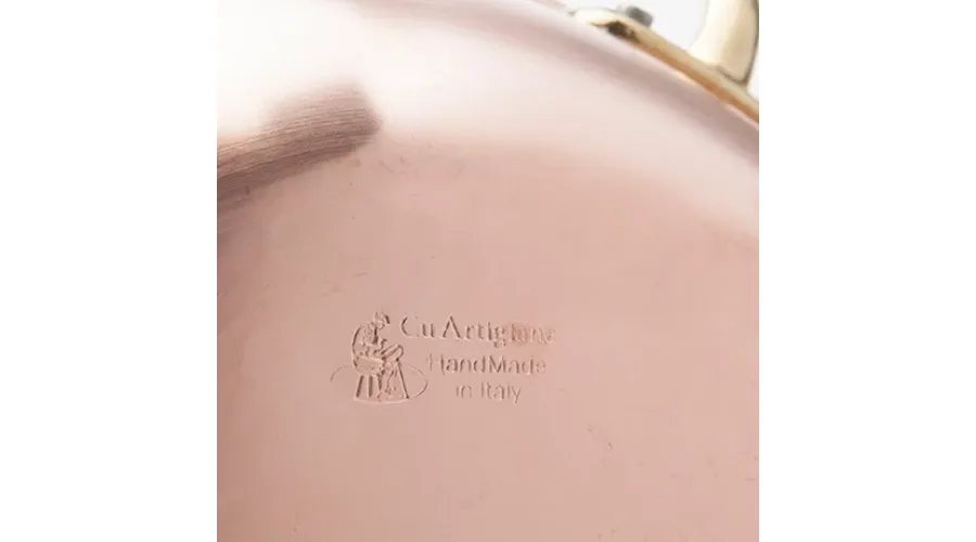 obrazek 2 Paiolo - żelazo i miedź - garnek do polenty z łukowatym uchwytem ø 34 cm - Cu Artigiana