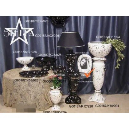 Picture Designer black ceramic table for the living room