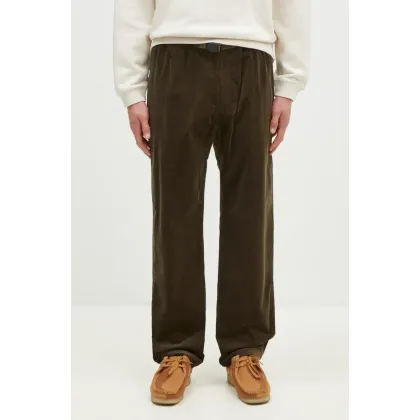 Zdjęcie Gramicci spodnie sztruksowe Corduroy kolor zielony proste G4FM.P039