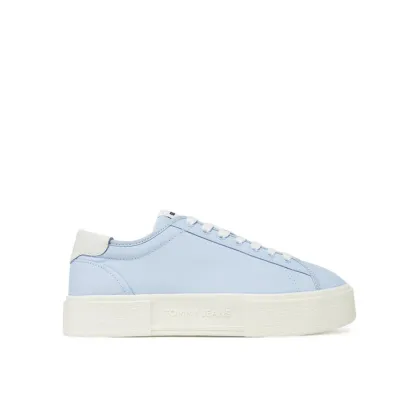 Zdjęcie Tommy Jeans Sneakersy Tjw Flatform Canvas Sneaker EN0EN02792 Błękitny