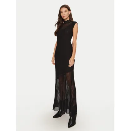 Zdjęcie Hugo Sukienka dzianinowa Sarreno 50522566 Czarny Slim Fit HUGO