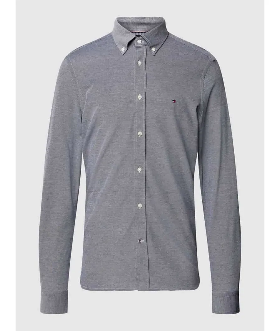 obrazek 1 Koszula casualowa o kroju slim fit z efektem melanżowym